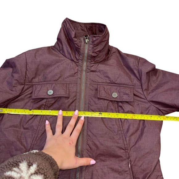 PrAna Chantal Burgundy Purple Light Puffer Jacket Women’s M Outdoor Camping - Picture 11 of 16
